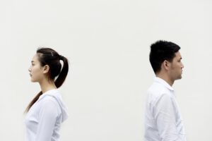 figure, back to back, male, female, quarrel, hurt, attack, insult, relation, quarrel, quarrel, quarrel, quarrel, quarrel, insult, insult, insult, relation, relation